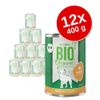 zooplus Bio 12 x 400 g Alimento umido per cani - Tacchino con Zucca & Zucchine