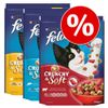 Set risparmio! 3 x 950 g Felix Crunchy & Soft - con Carne