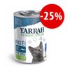Prezzo speciale! 12 x 405 / 400 g Yarrah bio alimento biologico per gatti - 12 x 400 g Paté - Pesce
