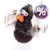 Gioco per gatti Chirping Rolling Duck - 1 pz