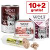 10 + 2 gratis! 12 x Wolf of Wilderness  - 12 x 400 g The Taste of The Outback