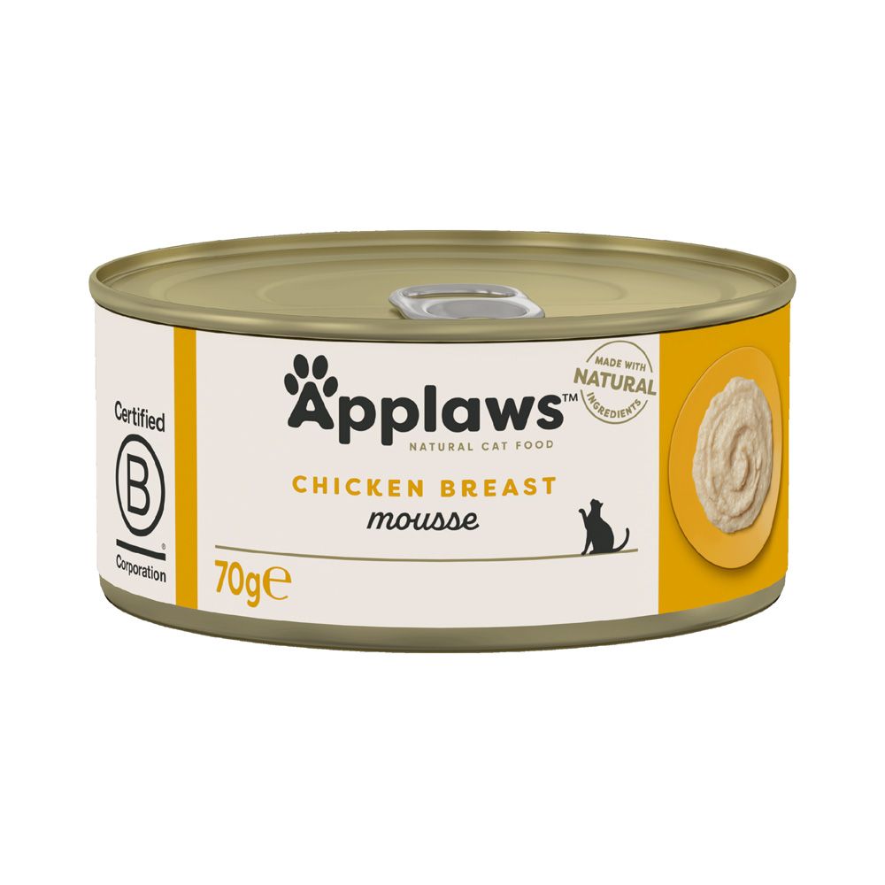 Sparpaket Applaws Mousse 24 x 70 g.- Lachs