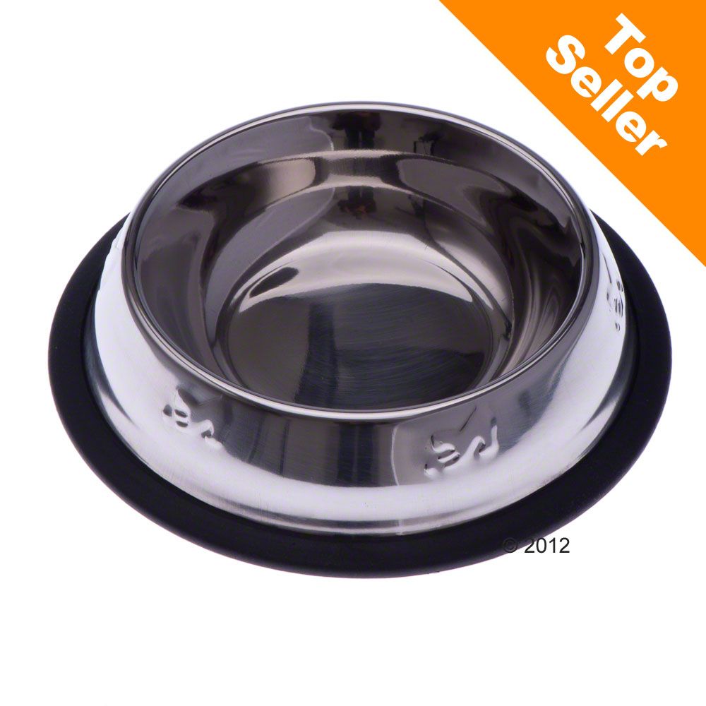 lot de 2 gamelles (200 mL) antidérapante en inox pour chat