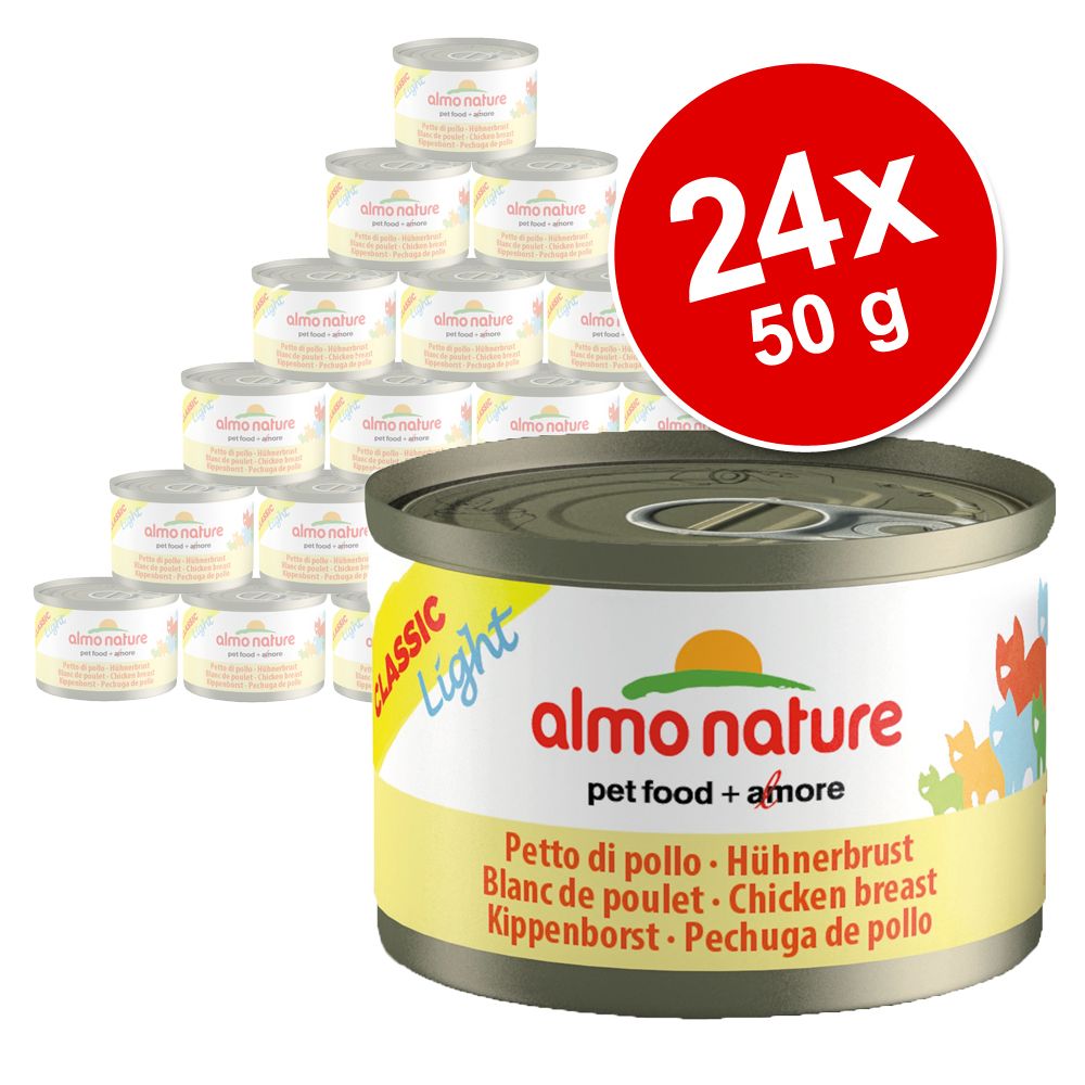 Image of Almo Nature Classic Light 24 x 50 g - Pack Ahorro - Atún Skipjack 08001154120745