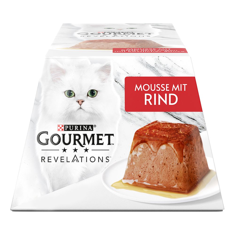 12x 57g Revelations Mousse Lachs Gourmet Katzenfutter nass