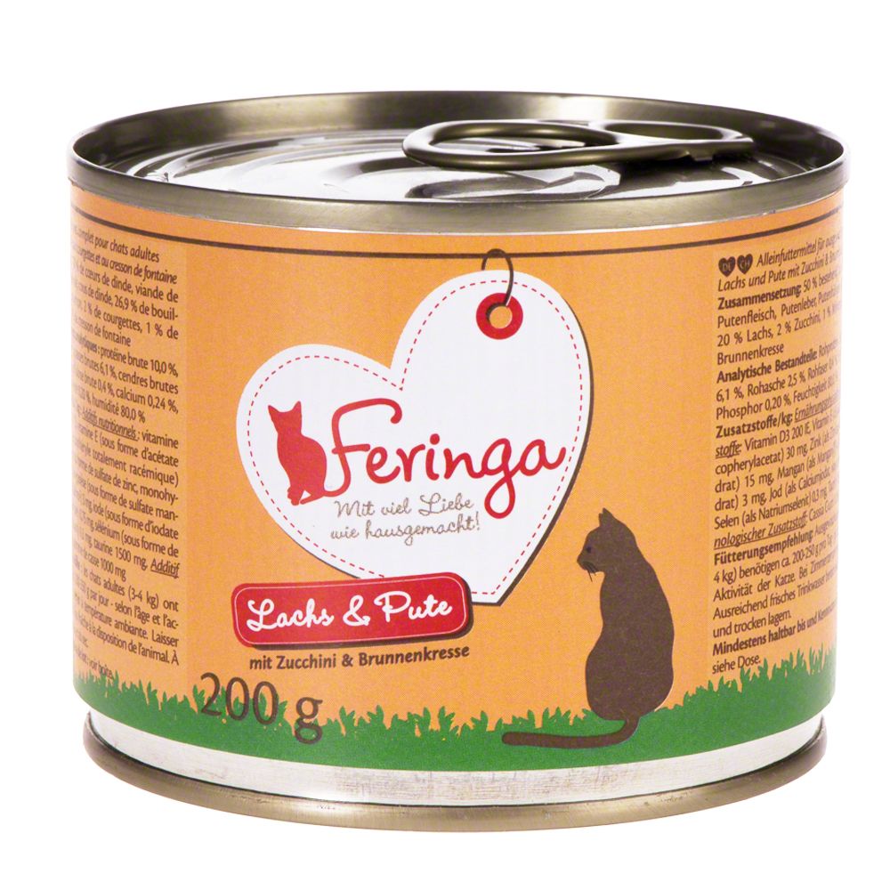 6x200g Menus Duo volaille Feringa - Nourriture pour Chat