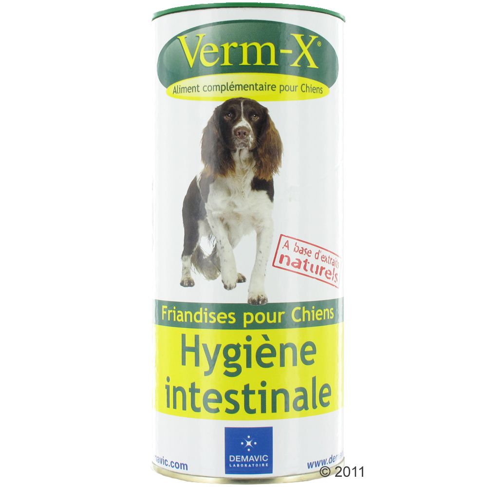 Image of Verm-X Crunchies snacks para higiene intestinal para perros - 325 g 05060126300069