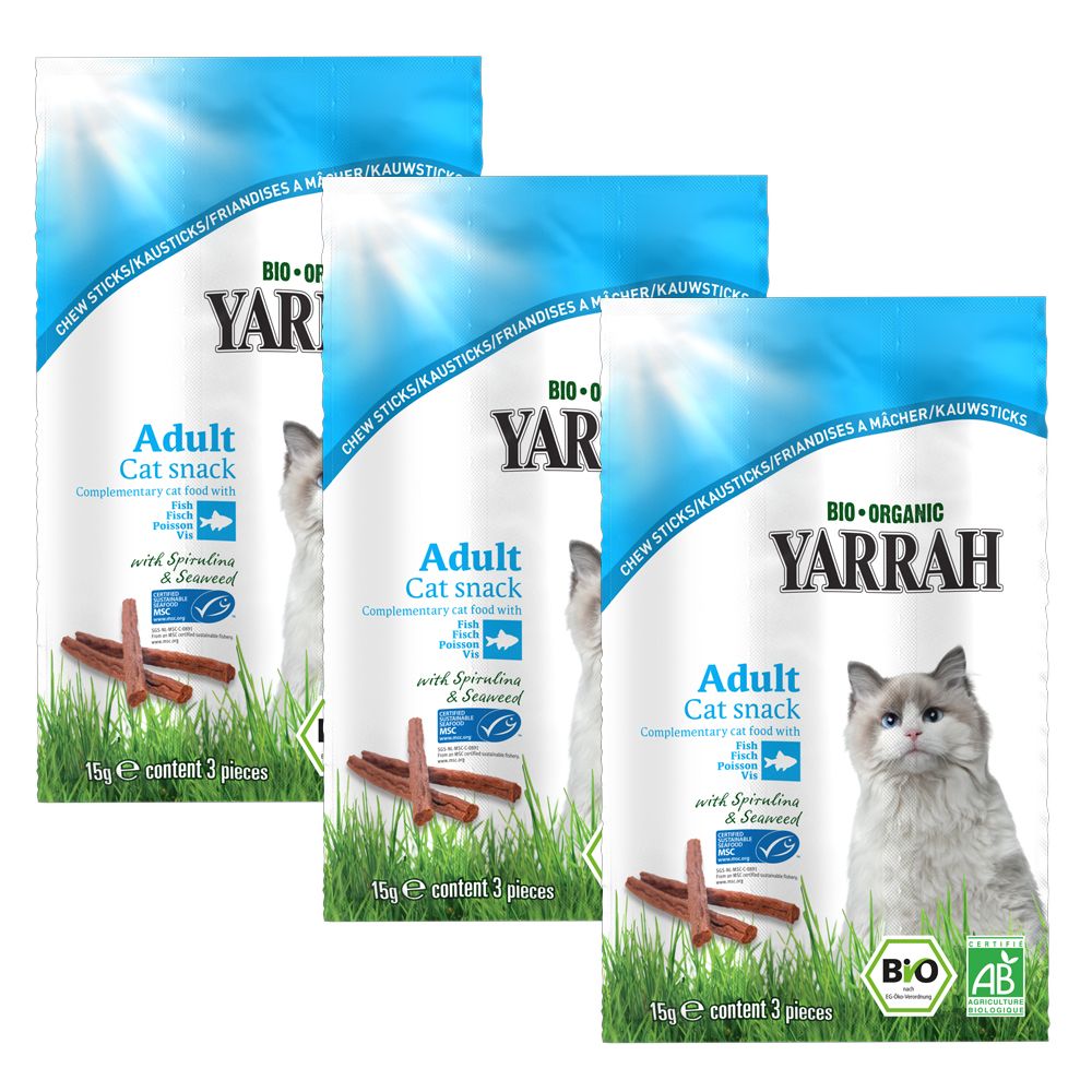 Image of Yarrah Bio Natures Finest barritas para gatos - Palitos 3 x 3 08714265973581