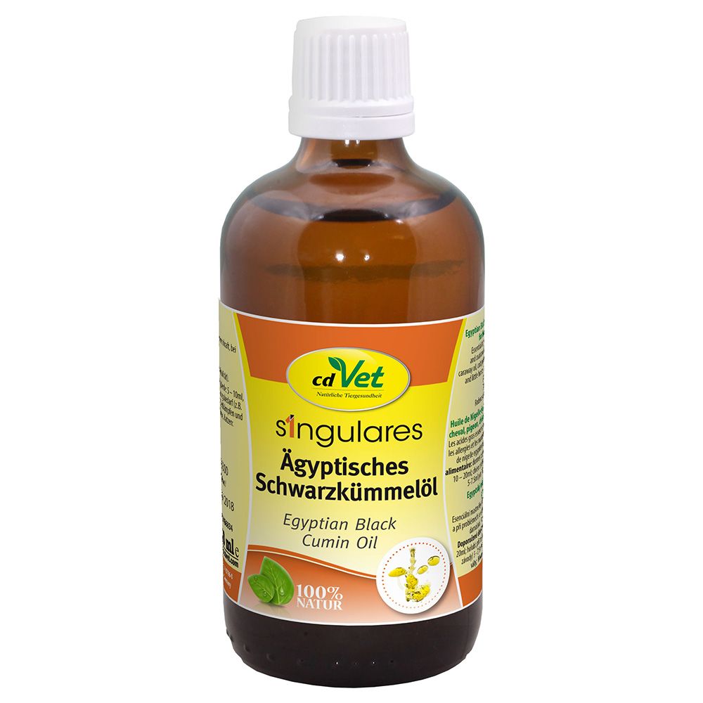 cdVet Singulares Ägyptisches Schwarzkümmelöl.- 2 x 100 ml