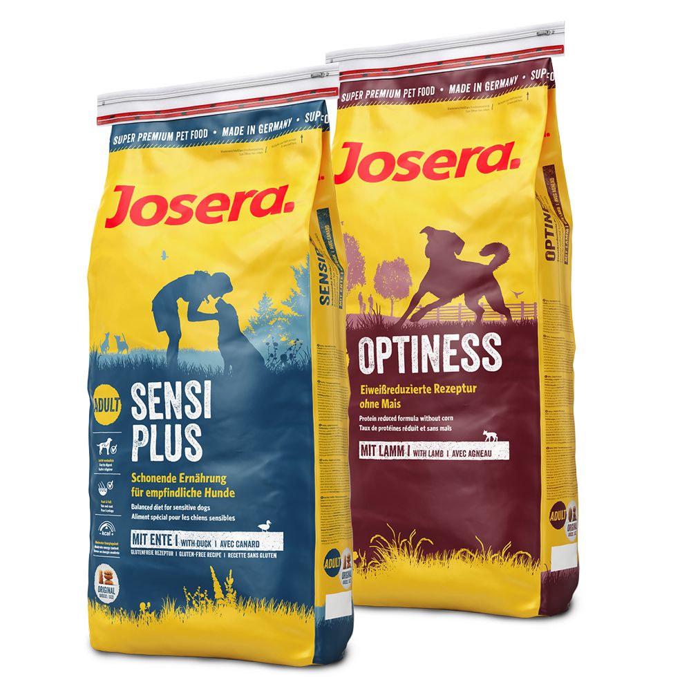 2x15kg Optiness + Sensiplus Josera Hrană uscată câini