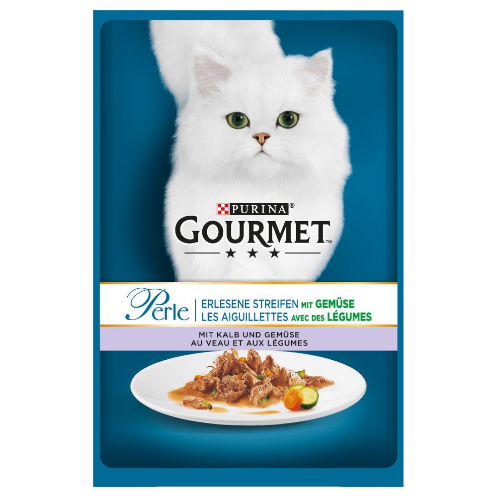 Gourmet Perle 24 x 85 g - File de vițel cu legume