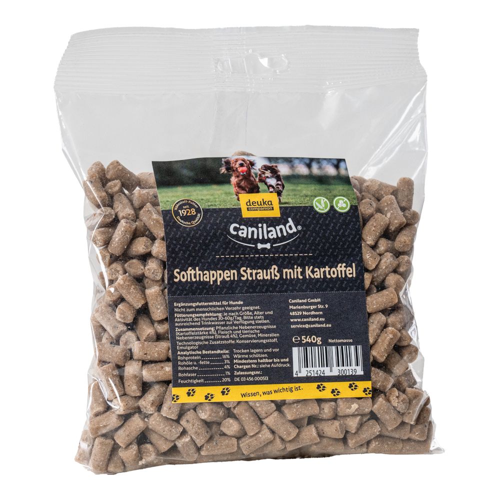 Mix-Sparpaket Caniland Soft Happen getreidefrei.- 4 x 540 g