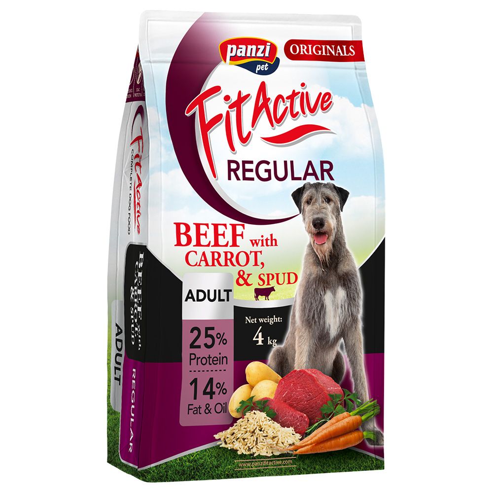 15kg Originals Adult Regular Rind FitActive Hundefutter trocken