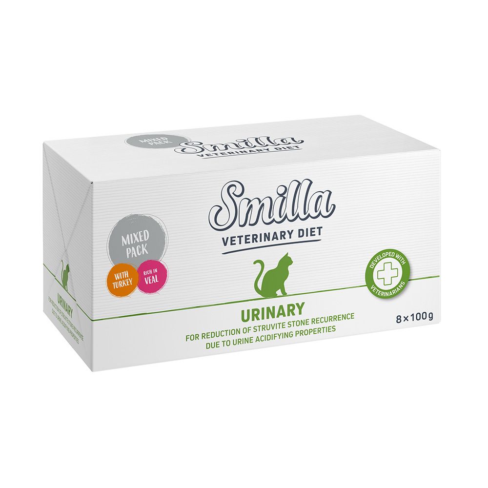 Sparpaket Smilla Veterinary Diet Mixpaket 24 x 100 g.- Renal: Huhn + Rind