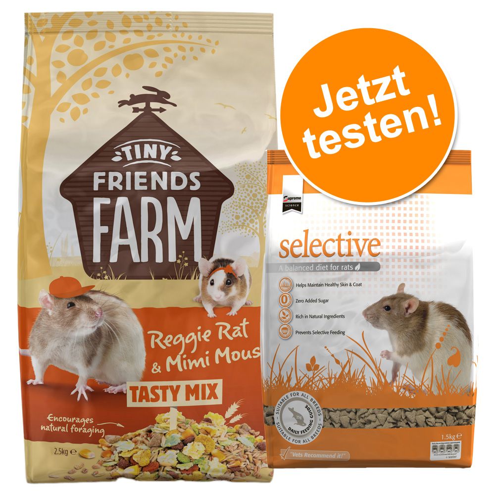 Supreme Probierset f�r Ratten: 2,5 kg + 1,5 kg - Probierset