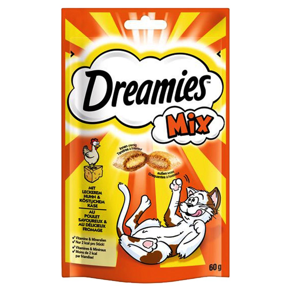 Image of Catisfactions Mix snack para gatos 60 g - Pollo y pato 04008429055249