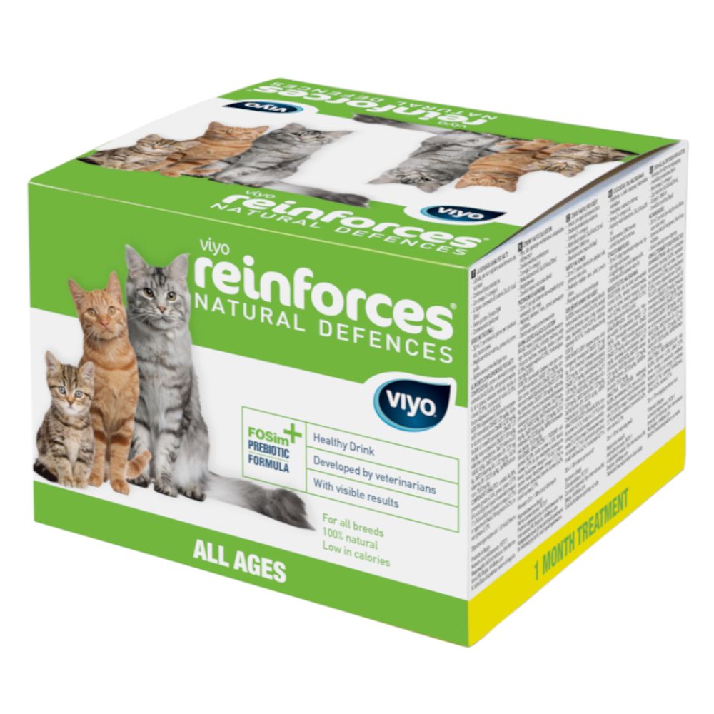 30x30ml Viyo Reinforces Natural Defences Futterergänzung Katze