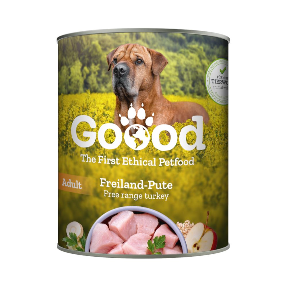 6x 800g Adult Dog Goood Nachhaltige Forelle Nassfutter für Hunde