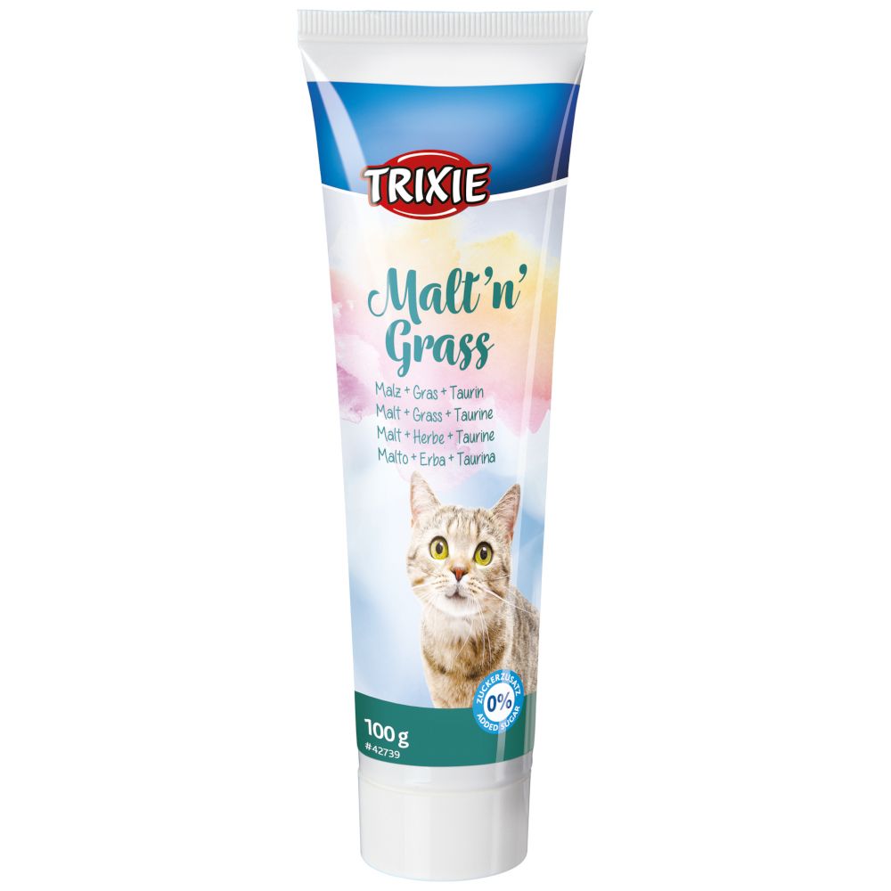 Trixie Malt'n'Grass Malz + Gras + Taurin.- 6 x 100 g
