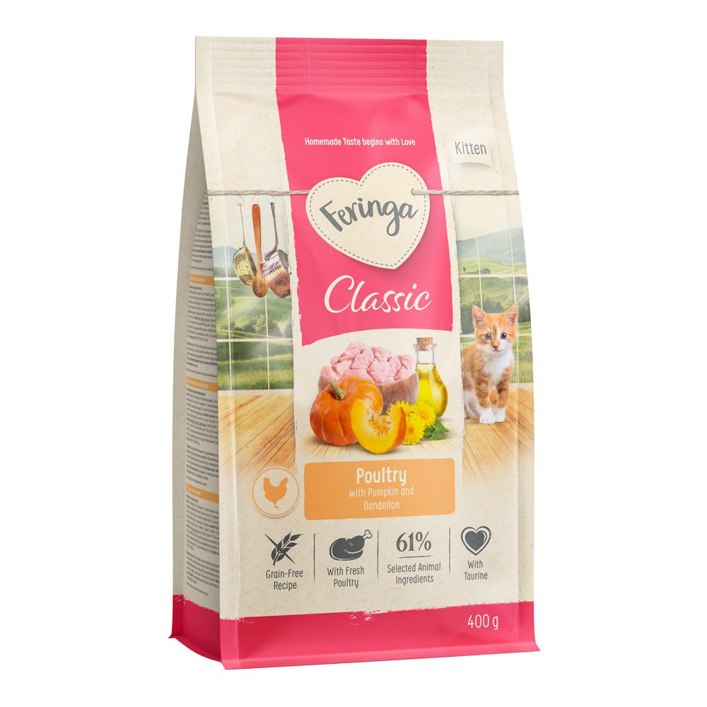2kg Feringa Kitten Classic Geflügel Katzenfutter trocken