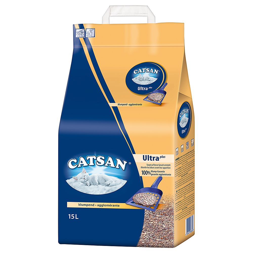 Litière Catsan, Ultra Plus - 15 L