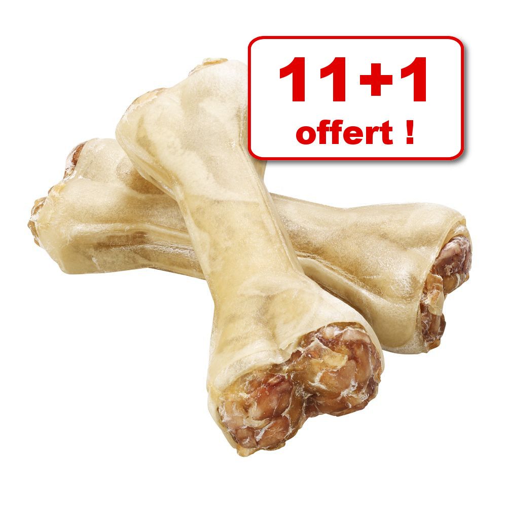 Os à mâcher au nerf de bœuf Barkoo 11 os + 1 os offert ! - 22 cm