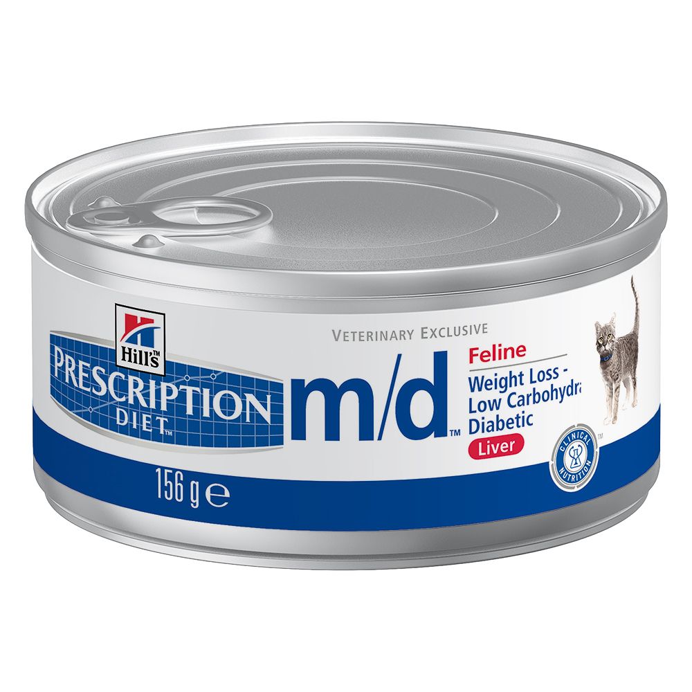 Hill´s Prescription Diet Feline m/d - Übergewicht / Diabetes - 1 x 156 g