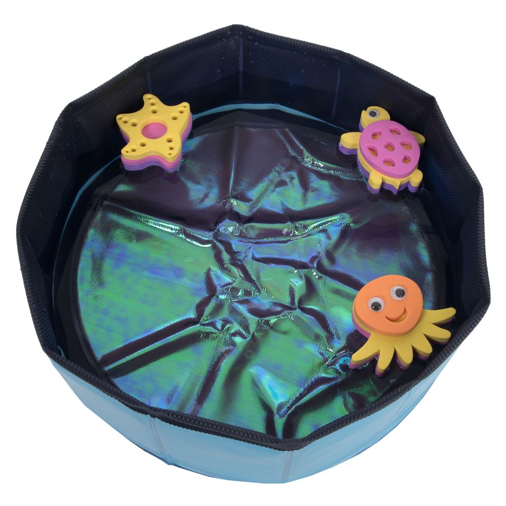 zooplus Exclusive Kitty Pool cu jucării plutitoare - 1 bucată (albastră)