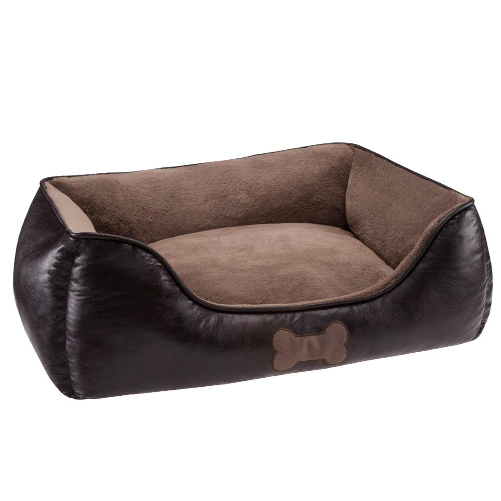 Kunstleder Kuschelbett - L 90 x B 65 x H 30 cm