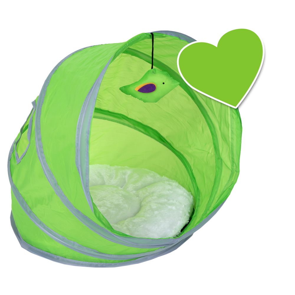 Image of zoolove cueva plegable Birdie para gatos - 38 x 38 x 43 cm (L x An x Al) 04054651745373