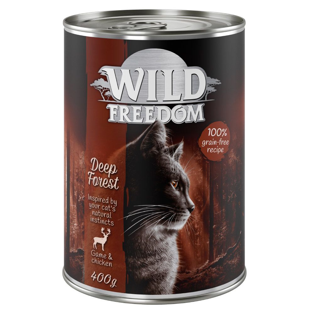 Wild Freedom Pachet economic Adult 24 x 400 g -  Deep Forest Vânat & pui
