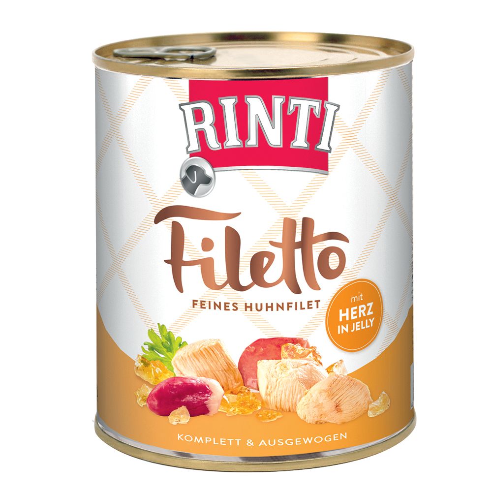 RINTI Filetto 12 x 800 g - Pui & inimi în gelatină