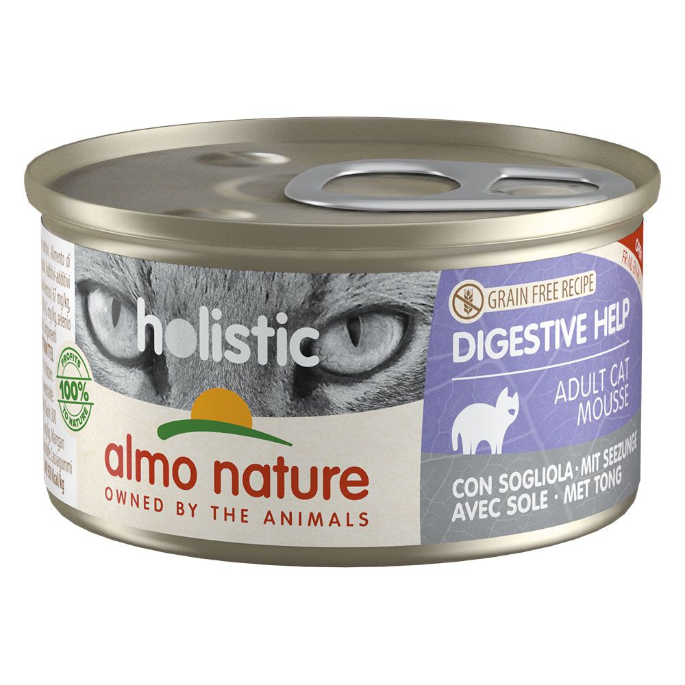 Almo Nature Holistic Pachet economic Specialised Nutrition 24 x 85 g - Digestive Help cu limbă de mare