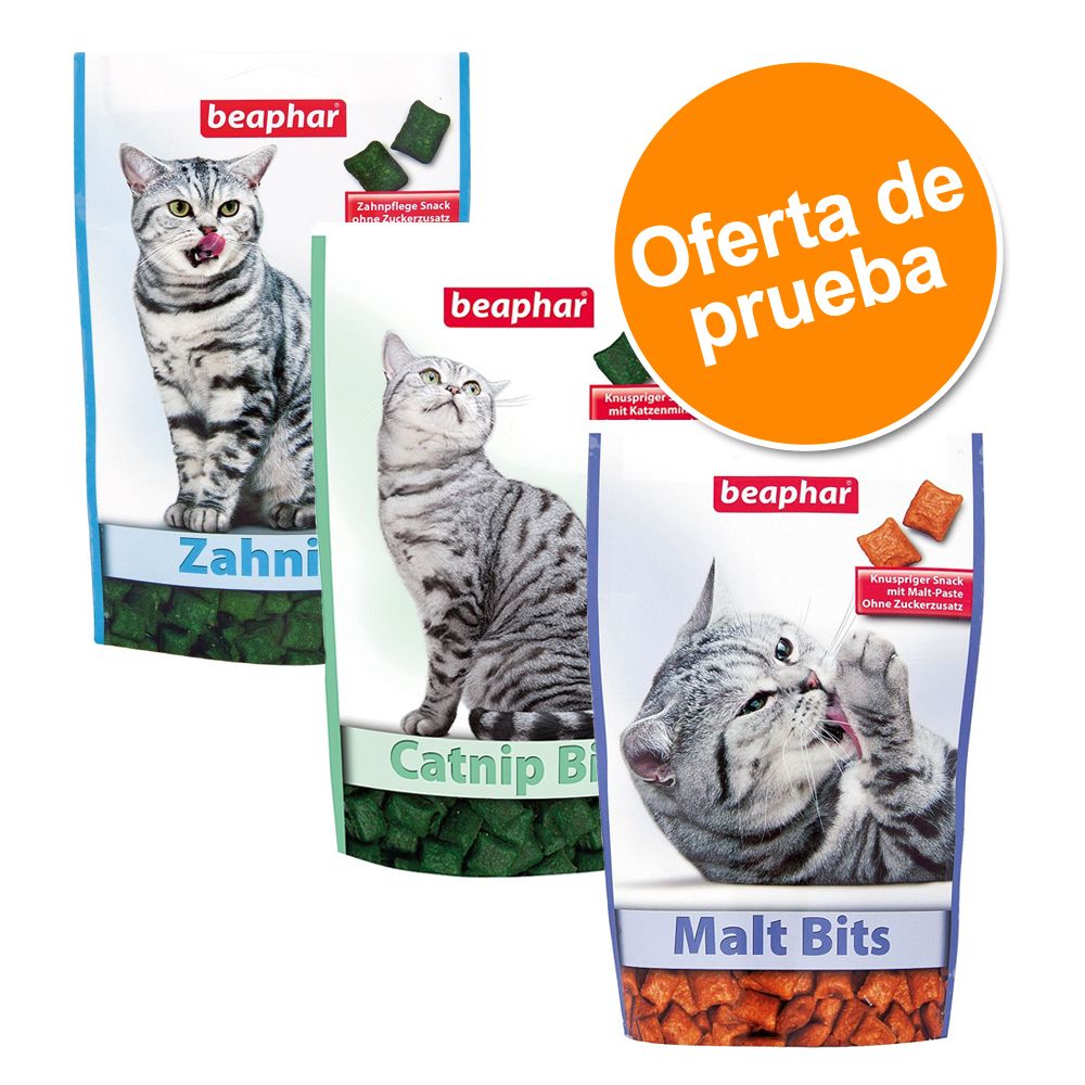 Image of Beaphar Bocaditos snack para gatos - Pack de prueba mixto - 3 x 150 g 08711231113996