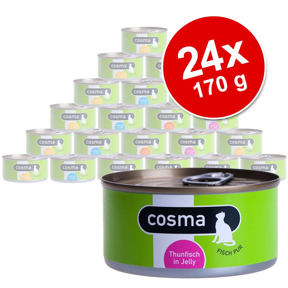 Image of Cosma Original en gelatina 24 x 170 g - Pack Ahorro - Salmón 04260077049197
