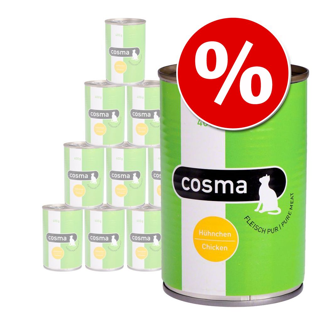 12 x 400 g Cosma Original und Cosma Thai zum Sonderpreis! - Original Thunfisch