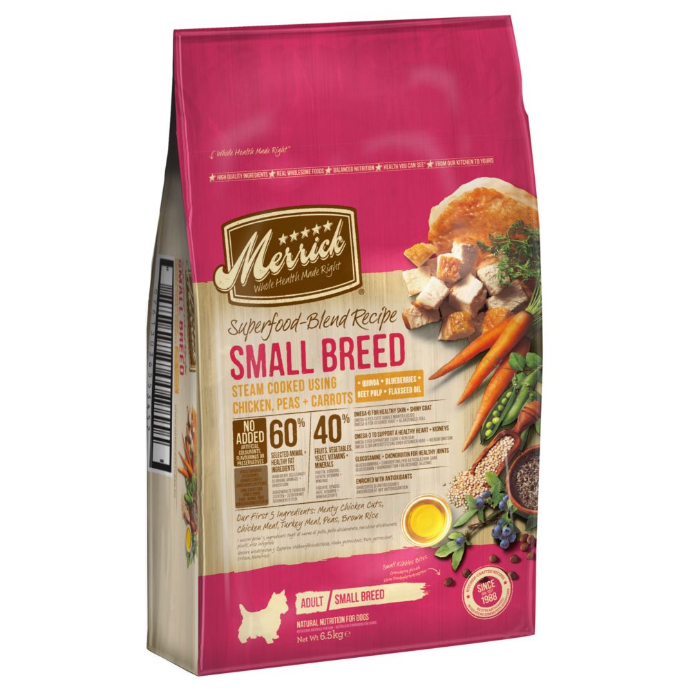 Merrick Adult Mini - Huhn mit Superfoods - Doppelpack 2 x 6,5 kg