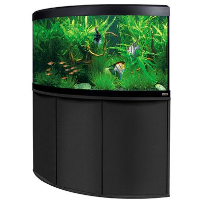 Fluval Aquarium Hoekcombinatie Venezia 350 Wit fluval kopen in de aanbieding