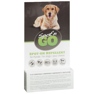 - Spot'n Go Zeckenschutzmittel für Hunde Spot'n Go Zeckenschutzmittel für Hunde