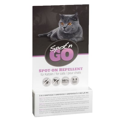- Spot'n Go Zeckenschutzmittel für Katzen Spot'n Go Zeckenschutzmittel für Katzen