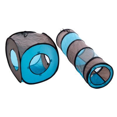 Tunnel gioco per gatti Connect 2in1 - 1 set, 2 pz