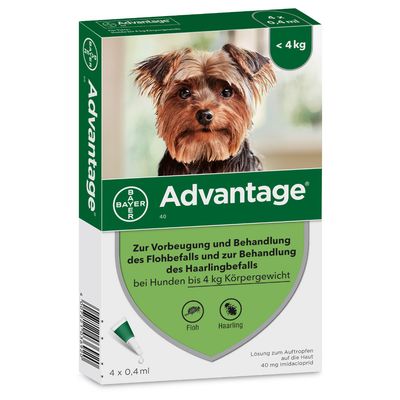 - Advantage® 40 für Hunde Advantage® 40 für Hunde