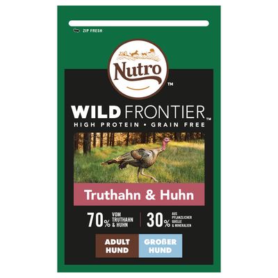 - Nutro Wild Frontier Hund Adult Large Truthahn & Huhn Nutro Wild Frontier Hund Adult Large Truthahn & Huhn