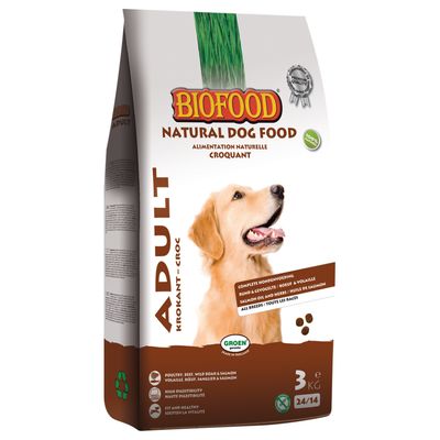 Biofood Adult Hondenvoer 3 Kg biofood kopen in de aanbieding Biofood Adult Hondenvoer 3 Kg biofood kopen in de aanbieding