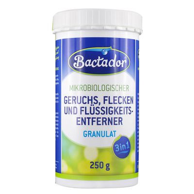 - Bactador Geruchs- und Fleckenentferner Granulat Bactador Geruchs- und Fleckenentferner Granulat