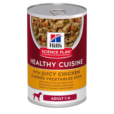 - Hill's Science Plan Adult 1-6 Healthy Cuisine Ragout Huhn & Gemüse Hill's Science Plan Adult 1-6 Healthy Cuisine Ragout Huhn & Gemüse