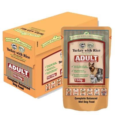 James Wellbeloved Adult - Tacchino con riso - Set %: 20 x 150 g