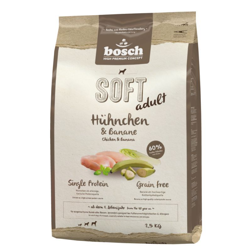 Bosch HPC Soft Pui și Banane - 2,5 kg