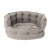 Letto per cani Cozy ecoLIFE grigio - L 64 x P 60 x H 30 cm