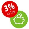 Twój plan oszczędnościowy: 3% rabatu przez 1 rok